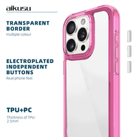 Armure de luxe mat pour Iphone 15 Pro Max Mini X Plus pare-chocs antichoc couverture rigide souple Transparent Tpu coque de téléphone