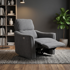 Sillón reclinable cómodo, sofá reclinable eléctrico ergonómico con carga inalámbrica, muebles de sala de estar, sillones individuales. - Product Image 4