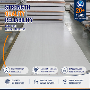 Factory Price 304 316L Satin Finish 2.0mm x 1219mm 4'x8' GB T3280 Stainless Steel Sheet in Automotive Industry - Product Image 1
