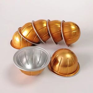 Cápsulas Desechables de Papel de Aluminio para Nespresso Serie <span class=keywords><strong>Vertuo</strong></span>, Mismo Tamaño que las Cápsulas para Té, Alimentos y Mantequilla, con Tapa - Product Image 1