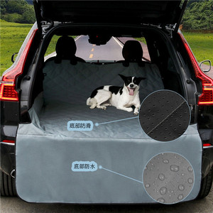 Housse de siège arrière pour animaux de compagnie, camouflage vert, 268x140cm, imperméable, tapis de coffre de voiture pour chien, coussin de siège rectangulaire en tissu - Product Image 4