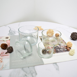 Kích Thước Tùy Chỉnh Rõ Ràng <span class=keywords><strong>Glass</strong></span> Bowl Nến <span class=keywords><strong>Jar</strong></span> Trong Số Lượng Lớn Nóng Bán Container Chum Cho Nến - Product Image 4