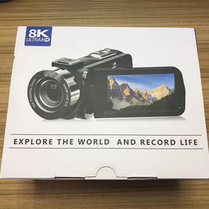 Caméra 64MP 8K HDV01-8K avec zoom 18X, écran tactile 3.0'', WiFi 2.4G, enregistrement à distance pendant la charge, Ultra <span class=keywords><strong>HD</strong></span> portable pour Vlog YouTube - Product Image 6
