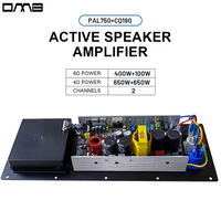 Module d'Amplification de Puissance Audio Numérique Class D 2025 Professionnel 400W 2 Actif 2 Canaux pour Enceinte Line Array avec DSP