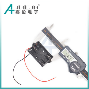 Jialun 3 <span class=keywords><strong>x</strong></span> AAA pin chủ nhựa màu đen hộp pin cho AAA pin - Product Image 6