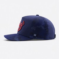 Casquette de camping d'été imperméable et performante à 5 panneaux en maille, personnalisable avec logo, pour la vente en gros