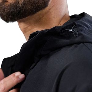 Sudadera de Forro Polar Negro para Hombre, con Cierre de Cremallera de un Cuarto, Manga Larga, Térmica, para Entrenamiento al Aire Libre, Ropa Deportiva de Invierno - Product Image 5
