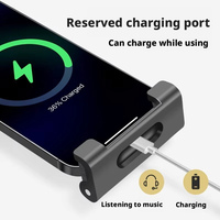 Support universel télescopique créatif de très grande taille en ABS pour ordinateur portable et tablette, rotation à 360 degrés, USB Type-C pour voiture, téléphone portable, iPad