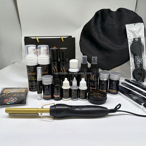 Nhãn hiệu riêng ren keo sáp dính ren Tint để lại trong điều hòa phun Tóc Giả cài đặt Kit không bong tóc xoăn Mousse - Product Image 4