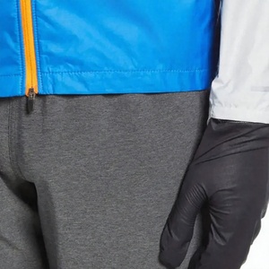 Chaqueta Cortavientos para Hombre con Bloques de Color, Estilo Deportivo, Naranja, Azul, Gris, Recubrimiento de PU, Ropa de Invierno, Logotipo Frontal, Transpirable - Product Image 5