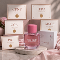 Parfum Rose Baie Rose pour Femme 100ml Mini Parfum Longue Durée Vente en Gros Logo Personnalisé OEM ODM Marque Privée 2026