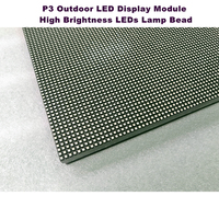 Module d'affichage LED couleur pleine P3 extérieur SMD RGB 192x192mm 64x64 pixels en promotion