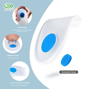 Calçado de joghn, meia com sola para baixo da metade de altura crescente <span class=keywords><strong>gel</strong></span> para dor nos pés, almofada para calcanhar com largura - Product Image 4