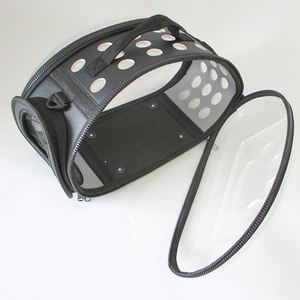 Sac à dos portable pour chien approuvé par la compagnie aérienne Sac à dos de grande capacité pliable respirant extensible pour chien et chat en cuir avec fermeture éclair solide - Product Image 2