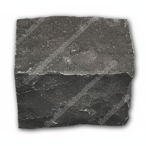หินแกรนิตสีดำลูกบาศก์ทางเท้าหินธรรมชาติทนทานสำหรับตกแต่งภายนอกและตกแต่งลวดลายกลางแจ้ง - Product Image 1