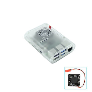 Guscio in ABS curvo monocolore stampato a iniezione per <span class=keywords><strong>Raspberry</strong></span> <span class=keywords><strong>Pi</strong></span> 4a generazione B con ventola e foro GPIO dedicato - Product Image 5