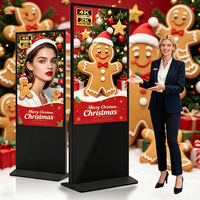 Kios Layar Sentuh Digital Signage IP65 Berkualitas Terbaik dengan Speaker untuk Promosi Produk Supermarket dan Penunjuk Arah
