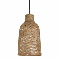 Lámpara de Techo LED Ikaia de Diseño Moderno, 24W, E27, Base de Acero, Interruptor de Bambú, Alta Calidad, Segura y Estable, Montaje en Superficie, para Hogar y Oficina