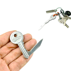 Couteau à clé pliable multifonctionnel en acier inoxydable, outil de survie compact EDC, équipement de camping en plein air - Product Image 5