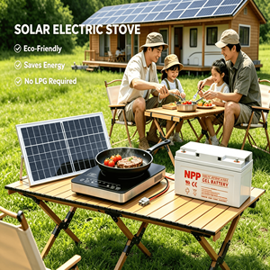 Cocina <span class=keywords><strong>de</strong></span> Inducción Portátil <span class=keywords><strong>de</strong></span> 24V/48V Alimentada por Panel Solar, 1000-1600W, para Camping, RV y Hogar, OEM/ODM Disponible - Product Image 3