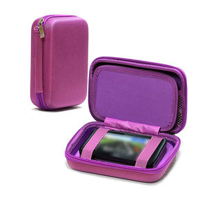 EVA casing keras untuk <span class=keywords><strong>TomTom</strong></span> VIA 1505TM GPS ungu tahan guncangan tas penyimpanan perjalanan kotak kantong untuk 5 "perangkat navigasi - Product Image 1