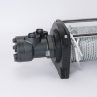 Treuil hydraulique haute performance en alliage d'aluminium 10000lbs 5 tonnes 12V/24V DC pour voiture de secours, VTT, UTV, remorque tout-terrain