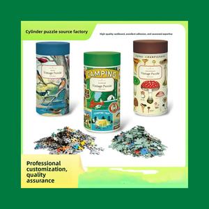 <span class=keywords><strong>Puzzle</strong></span> Educativo Personalizzato Unico in Scatola Rotonda di Cartone da Collezione con la Tua Foto, Regalo Ecologico Pronto all'Uso, 501-1000 Pezzi - Product Image 1