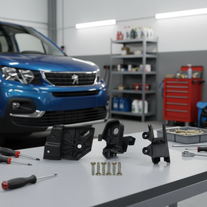 Kit de réparation de phare (3 pièces) côté gauche compatible avec Peugeot Rifter OEM 9824199280 - Product Image 3