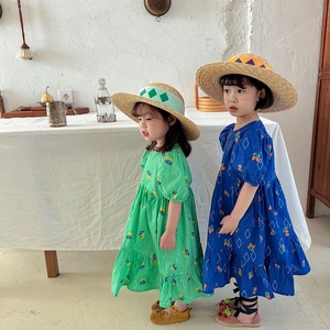 Ropa de Verano y Primavera 2022 para Niñas, Vestidos con Estampado de Frutas, Vestidos Dulces de Manga Corta, Falda para Bebés - Product Image 3