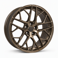 Jantes forgées multi-rayons noires brillantes personnalisées haute performance 5x114.3 5x120 19-26 pouces pour BMW E46 E90 X5 X6 Tesla Porsche