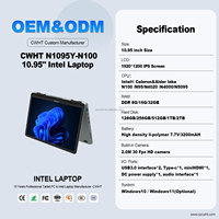 Tablette PC OEM 11 pouces Win 11, écran tactile portable 2 en 1, ordinateur portable 8G 16G+256GB/512GB FHD 1920*1200 IPS, ordinateur portable pour étudiants