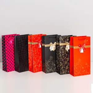 풀 컬러 인쇄 화이트 블랙 아이보리 보드 용지, 파우치 포장 벨벳 보석 선물 가방 헝겊 식품 포장/