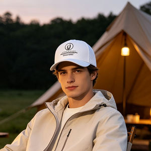 Casquettes de sport perforées à 5 panneaux avec logo personnalisé, séchage rapide, découpées au laser, casquettes de baseball perforées, casquettes de golf à perforations laser - Product Image 1