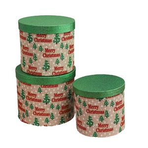 Christmas <b>Round</b> <b>Gift</b> Folding <b>Gift</b> Set Trio - Customizable according to demand - Product Image 5