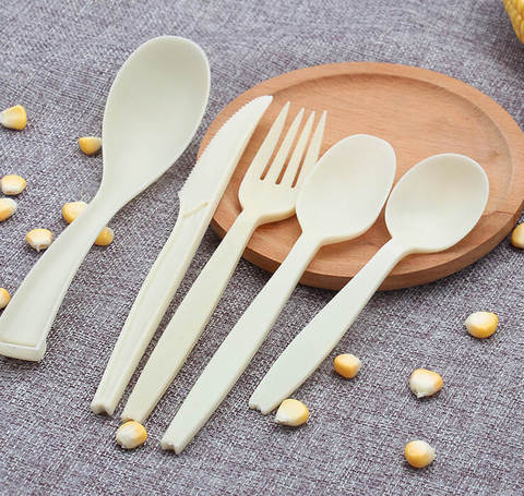 Cake Fork Disposable Forks Factory Customize Ice Cream Spoon Biodegradable