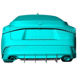 For Lexus IS F Sport 2021-2022 <strong>Car</strong> Rear Bumper Lip Splitter <strong>Diffuser</strong> Body Kit Bumper Guard <strong>Protector</strong> Cover <strong>Car</strong> Accessories - Product Image 3