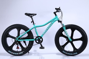 Sepeda Gunung <span class=keywords><strong>Viper</strong></span> Ban Tebal Rangka Baja Karbon untuk Dewasa, Sepeda Off Road untuk Berkendara di Lapangan Salju - Product Image 4