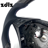 Volant en cuir perforé personnalisé en fibre de carbone pour BMW E90 E91 E92 X3 M3 E36 E81 E87 E93 Série 5 E60 E61 Série 3