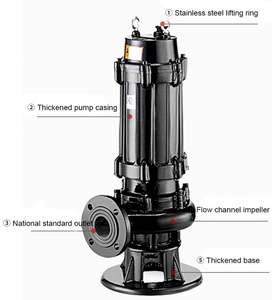 <b>Sludge</b> <b>Pump</b> Centrifugal Self-Priming Submersible Drainage Sewage Water <b>Pump</b> Submersible Sewage <b>Pump</b> With Cutter 6inch - Product Image 5