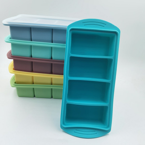 Tái Sử Dụng Thân Thiện Với Môi Lớn <span class=keywords><strong>Silicone</strong></span> Tủ Đông Khay Với Nắp Tủ Đông Thực Phẩm Khuôn Mẫu Và <span class=keywords><strong>Ice</strong></span> <span class=keywords><strong>Cube</strong></span> <span class=keywords><strong>Container</strong></span> Tủ Đông <span class=keywords><strong>Container</strong></span> - Product Image 2