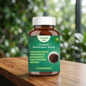 Proveedor Directo de la India, Cápsulas de Extracto Herbal de Semillas de Malkangani 100% Puro y Orgánico, 500mg, Grado Alimenticio, Refuerzo del Sistema Inmunológico - Product Image 4