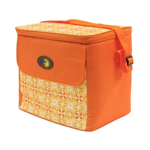 Borsa Termica Medina Line 10L Arancione, Elegante e Alla Moda, Stampata per Picnic e Attività All'Aperto, in Oxford Riutilizzabile con Logo Personalizzato per Lattine - Product Image 1