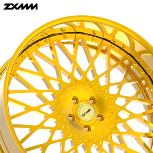 ZXMM Deep <span class=keywords><strong>Lip</strong></span> Dish Roue en alliage forgé Personnalisation dorée 20 22 24 26 pouces Voiture de tourisme 5x120 6*139.7 pour roues Jeep - Product Image 4