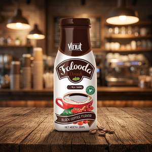 Café Negro Natural Premium VINUT Sin Azúcar Bajo en Grasa/280ml, Bebida de Puré de Frutas Falooda con Leche, Botella de Vidrio, 12 Meses de Duración - Product Image 3