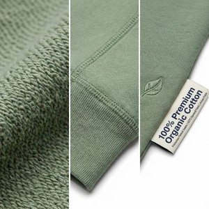 Tuta Sportiva Personalizzata in Cotone Organico 100% per <span class=keywords><strong>Donna</strong></span>, Modello OEM ODM Sostenibile GOTS in Spugna Francese Pesante - Product Image 2