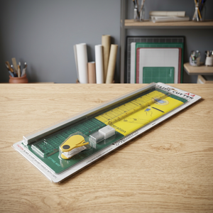 DK-382 Rotary Trimmer |A4 <b>Slide</b> Cutter With Cutting Mat Manual Paper Trimmer 0.1mm Accuracy <b>Plastic</b> Blade For Precision Crafting - Product Image 3
