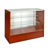 Vitrines vitrées sans cadre Vitrine vitrine tour porte coulissante avec serrure et lumières LED