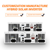 LUSEN dize invertör PV girişi 11000W 220-240VAC 100% verimlilik hibrid güneş depolama üç fazlı üçlü/çift/tek