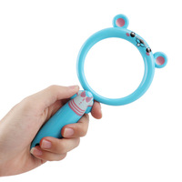 Educational Plastic Magnifying Glass for Kids-Lightweight 3-inch Magnifier for Early Science and Nature Activities