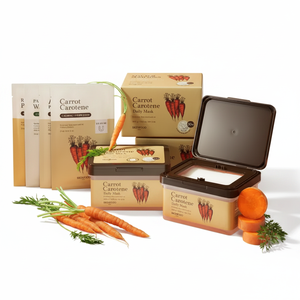 SKINFOOD Mascarilla de zanahoria diaria de alta calidad Juego especial de dúo con excelente fórmula de zanahoria para una piel hermosa - Product Image 2